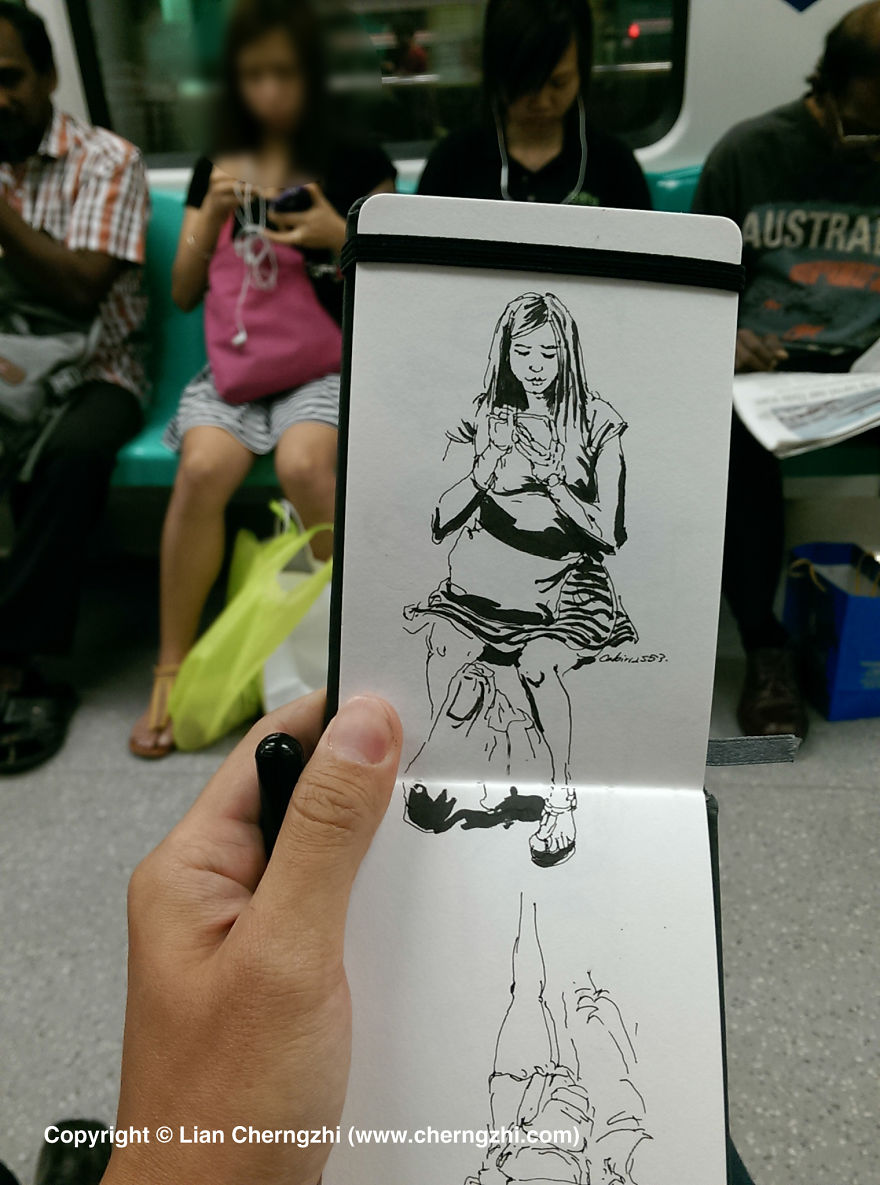 I Sketch On Every Single Bus, Train And Airplane I Board I Sketch On Every Single Bus, Train And Airplane I Board