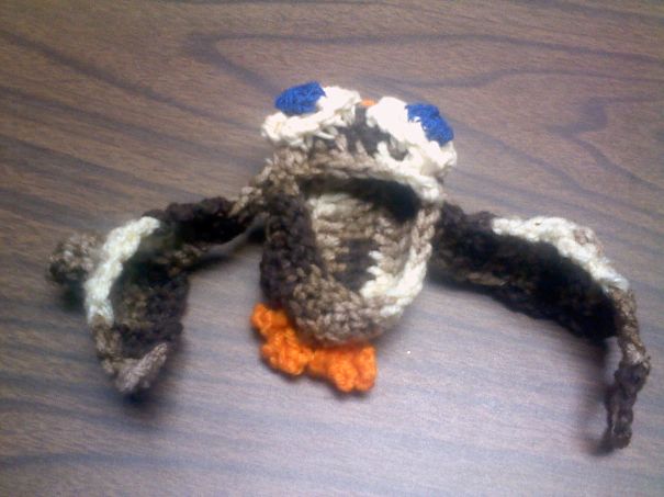 Owl Baby Bootie By Susie Kingman