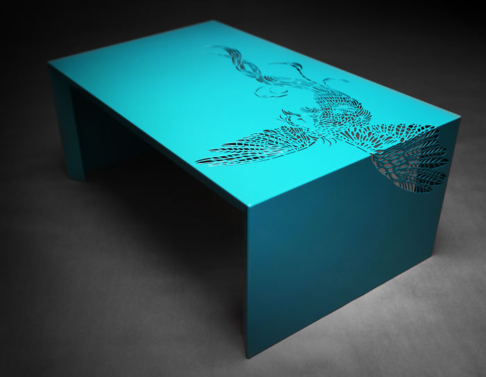 Paradise Table By Roi De Bruijn - See Through Coffee Table