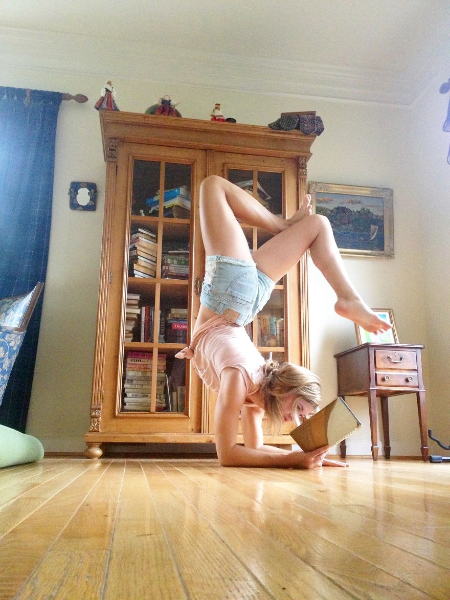 My Daily Yoga Practice In Unusual Places