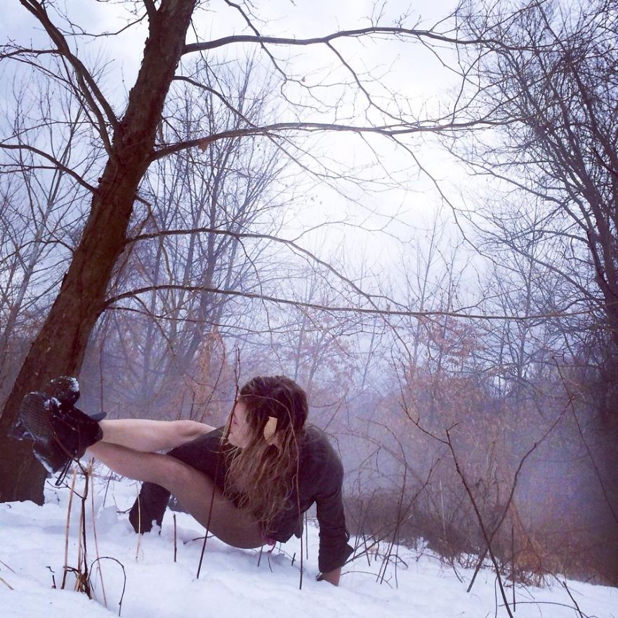 My Daily Yoga Practice In Unusual Places