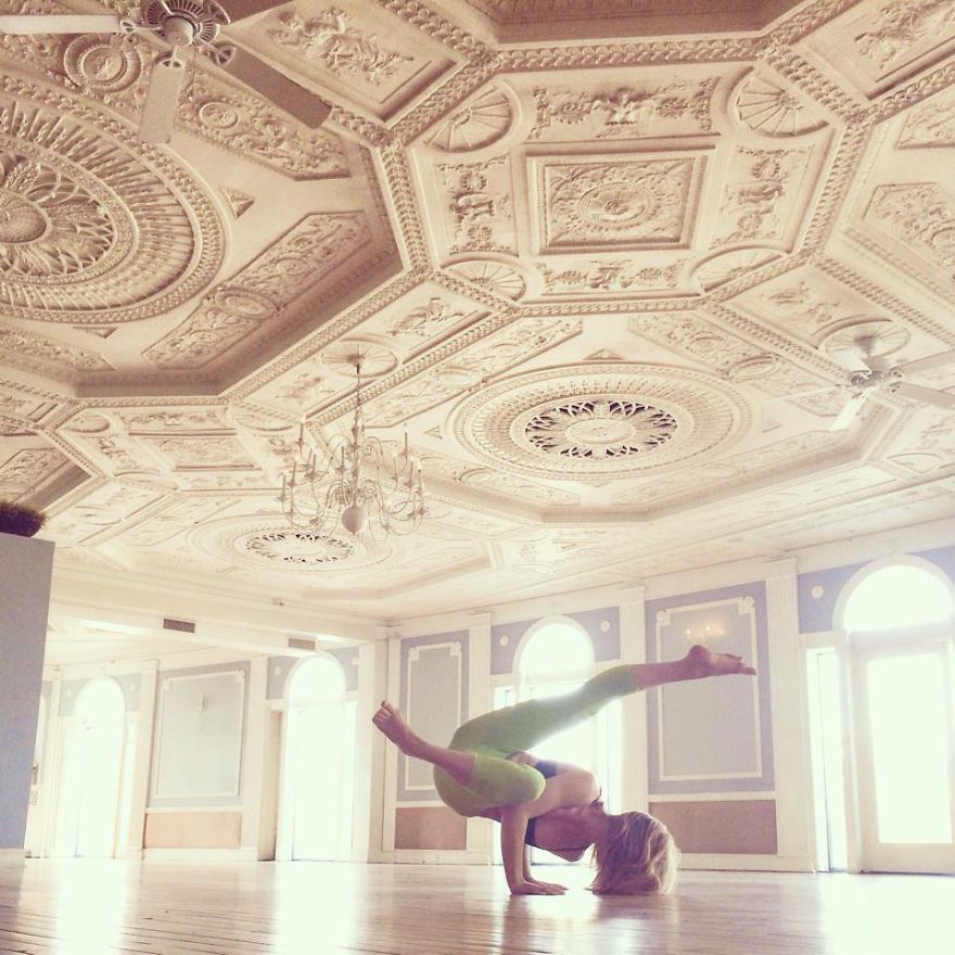 My Daily Yoga Practice In Unusual Places