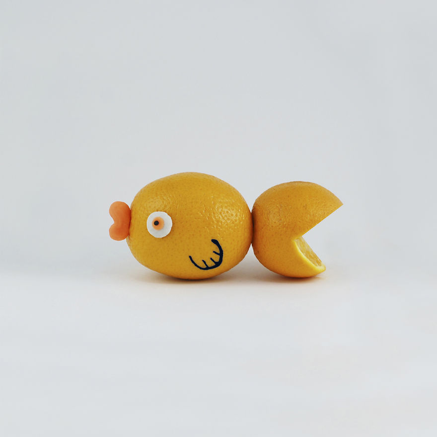 Playing With Fruit: I Use Various Fruits To Create Animal Characters Playing With Fruit: I Use Various Fruits To Create Animal Characters