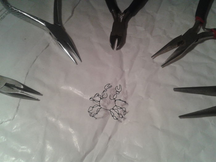 I Make 3d Wire Sculpture