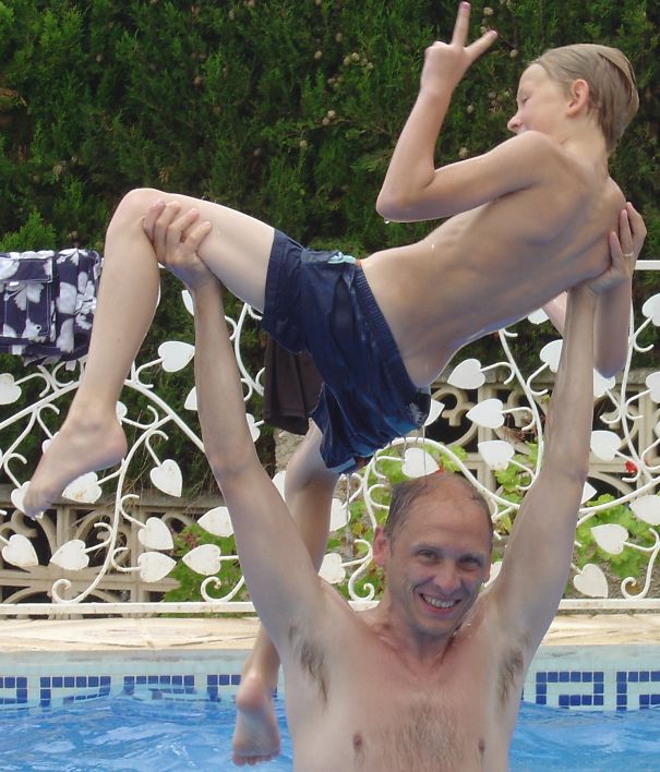 Dad Water Wrestling A Later Champion In Bjj