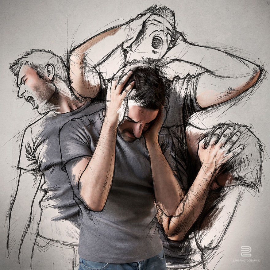 I Sketch On My Photos To Illustrate My Life