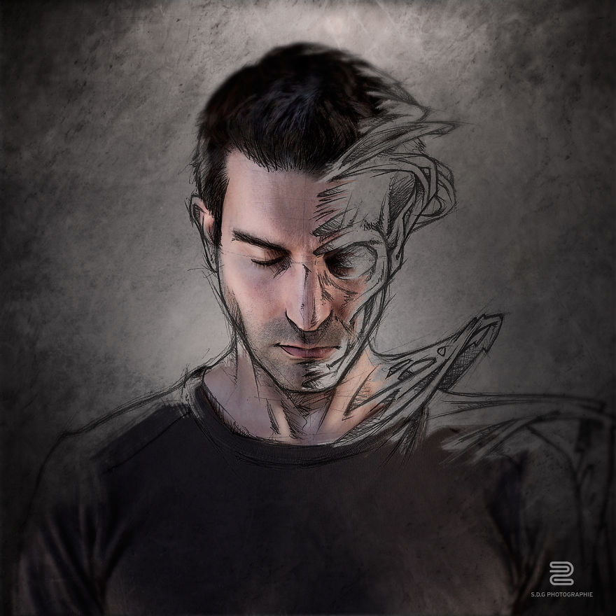 I Sketch On My Photos To Illustrate My Life I Sketch On My Photos To Illustrate My Life