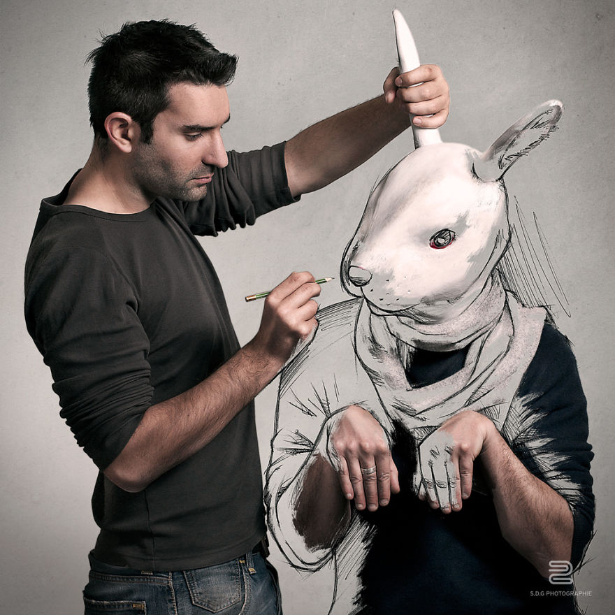 I Sketch On My Photos To Illustrate My Life