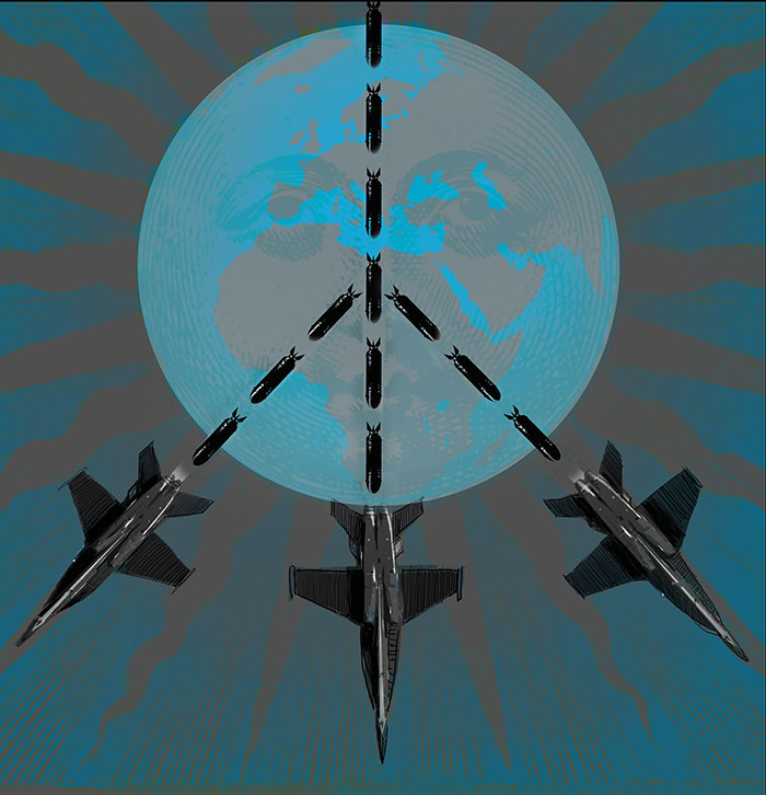 War and Peace: Political Satire Illustrations by Anthony Freda