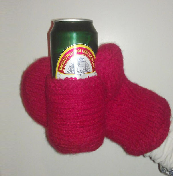 Beer Holder Mittens