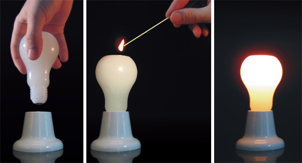 Light Bulb Candle
