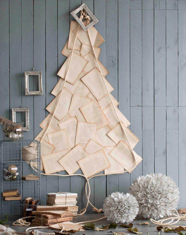 Old Paper Christmas Tree