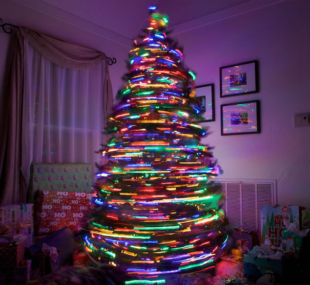 Spinning Christmas Tree