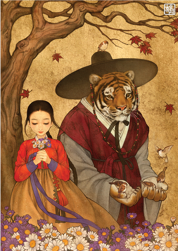 asian-korean-disney-remake-illustration-na-young-wu-6 asian-korean-disney-remake-illustration-na-young-wu-6