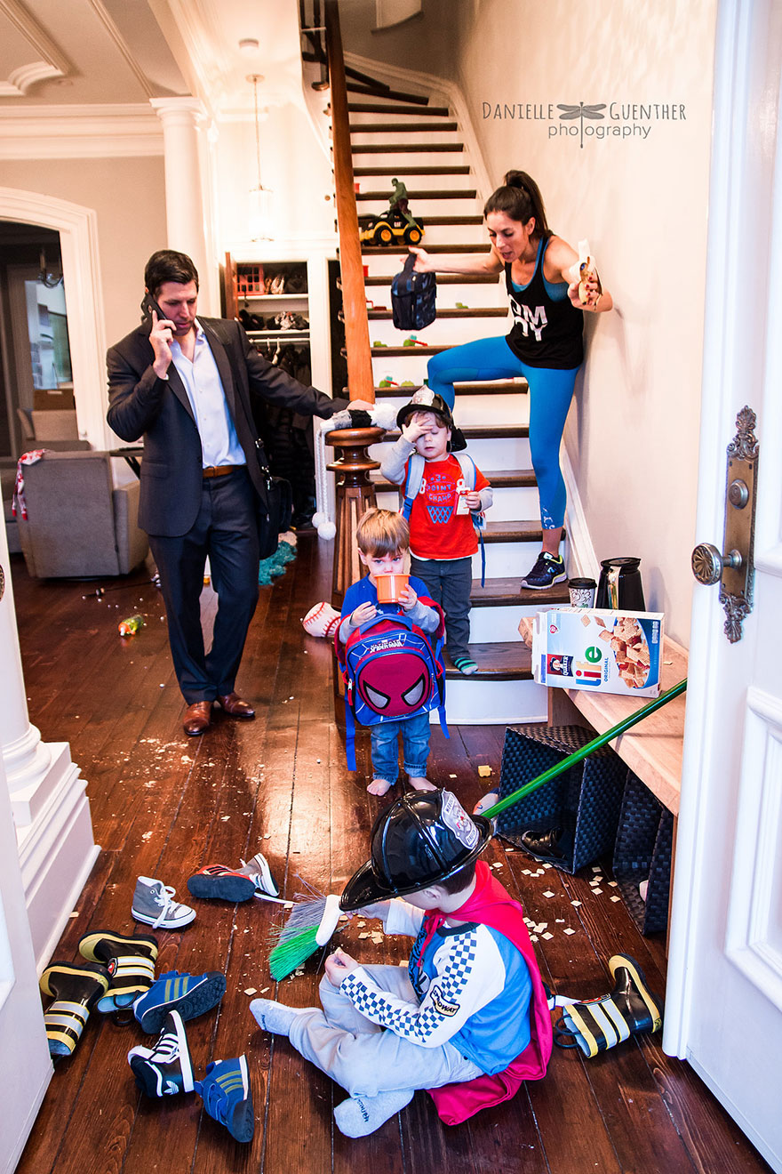 Photographer Reveals The True Chaos Of Being A Parent