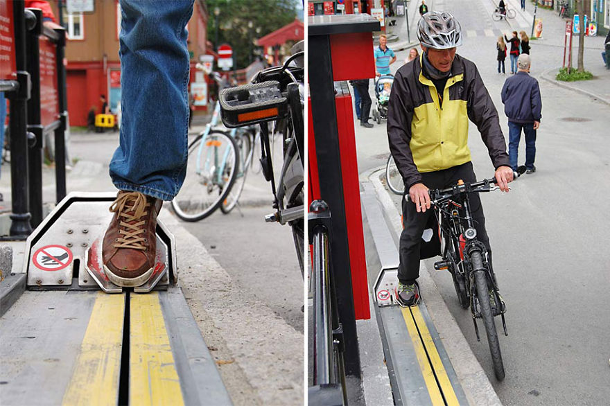 Norway Has World's First Bike Escalator