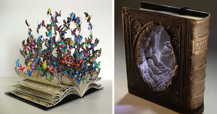 Post The Most Beautiful Examples Of Book Sculptures