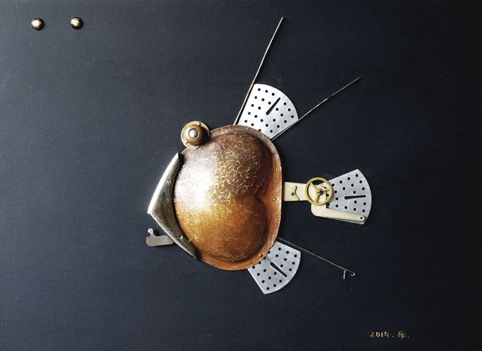 Lithuanian Artist Creates Cute Animal Sculptures From Scrap Metal