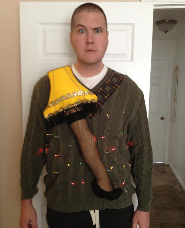 The Lamp Ugly Christmas Sweater