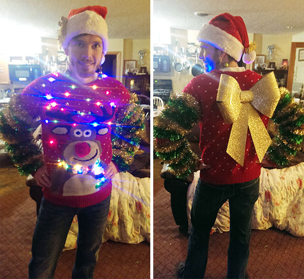 Corny Ugly Christmas Sweater