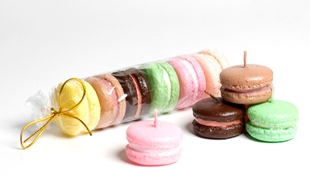 Macaron Candles