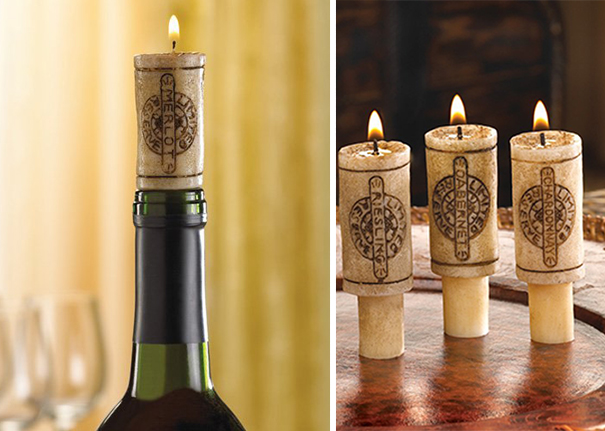 Bottle Cork Candle