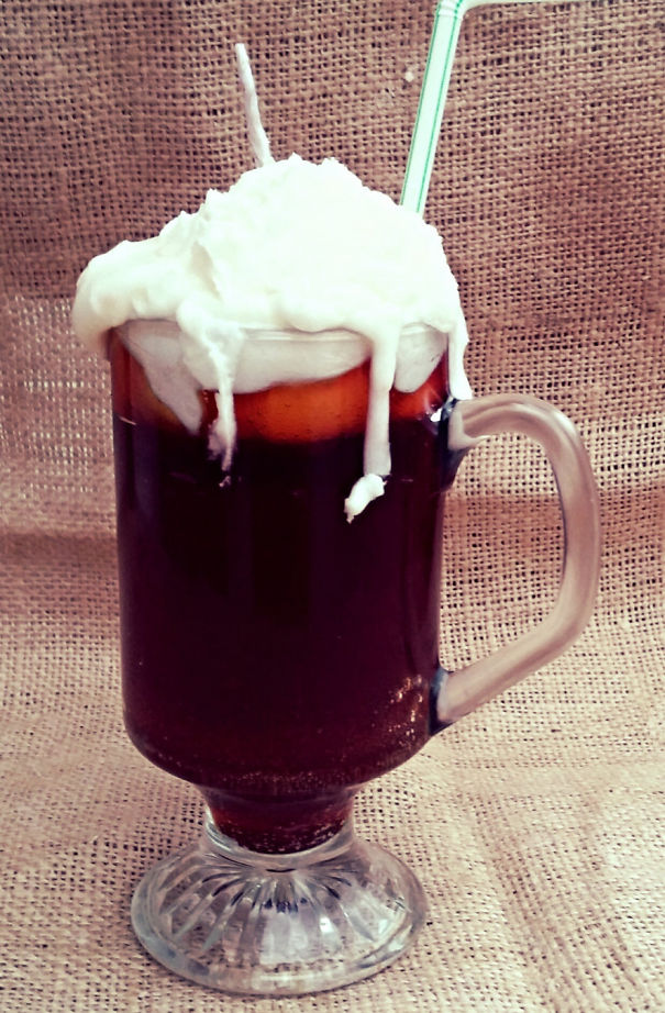 Realistic Beer Candle