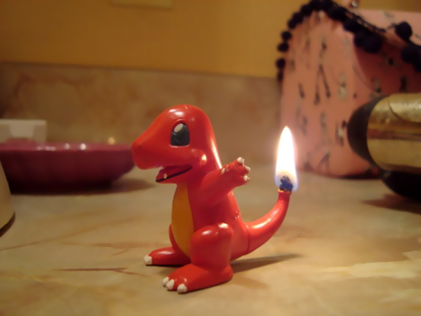 Charmander Candle