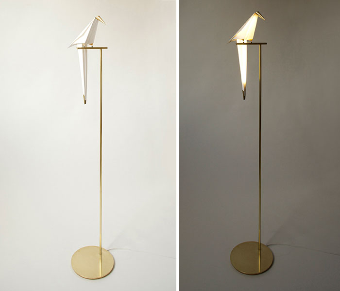 Geometric Parrot Lamp