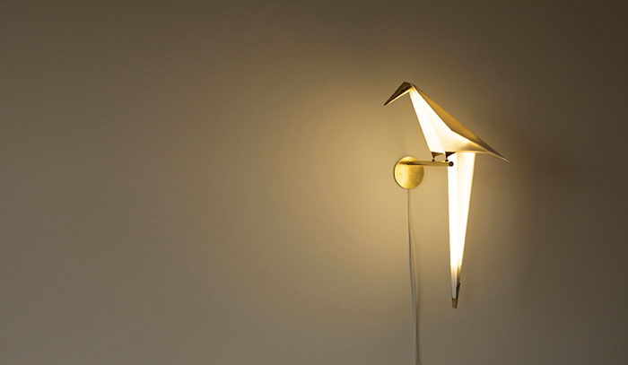 Geometric Parrot Lamp