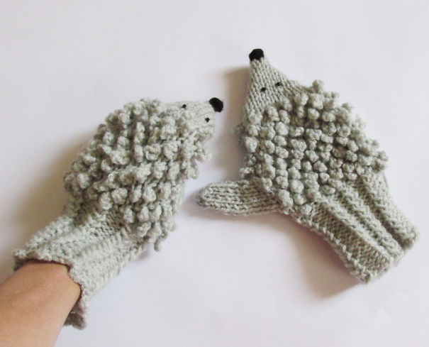 Hedgehog Mittens