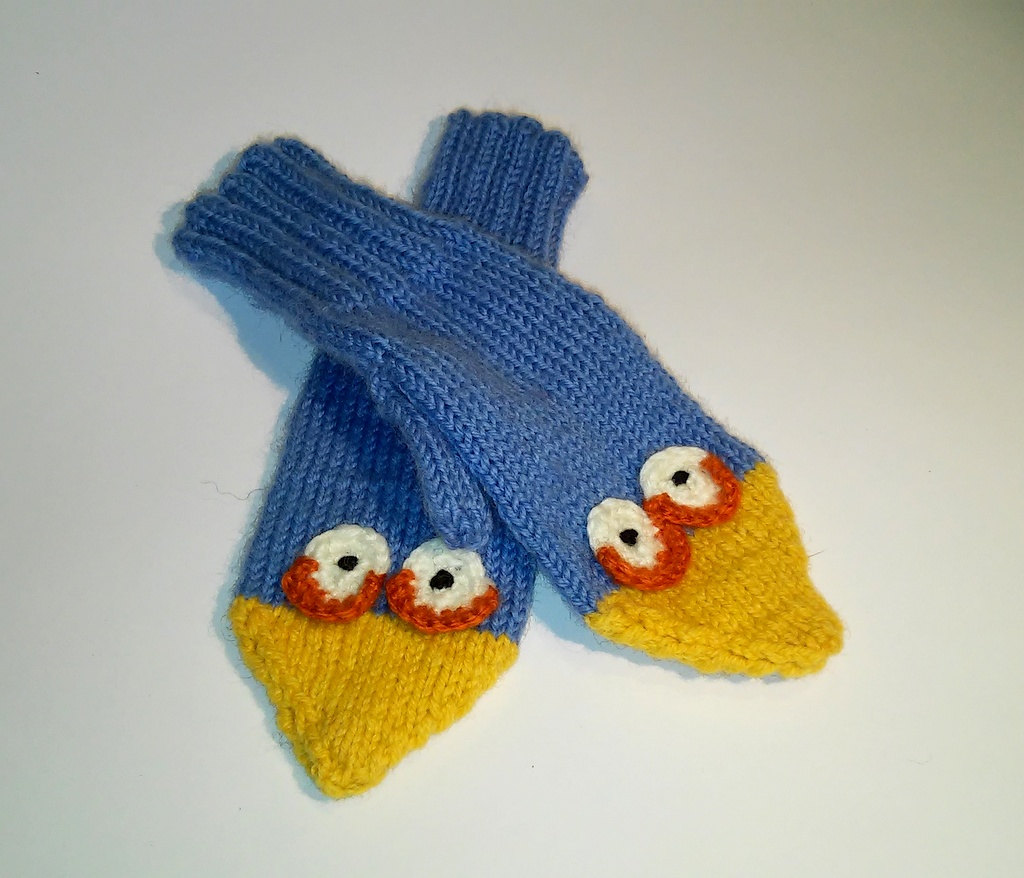 Angry Birds Mittens