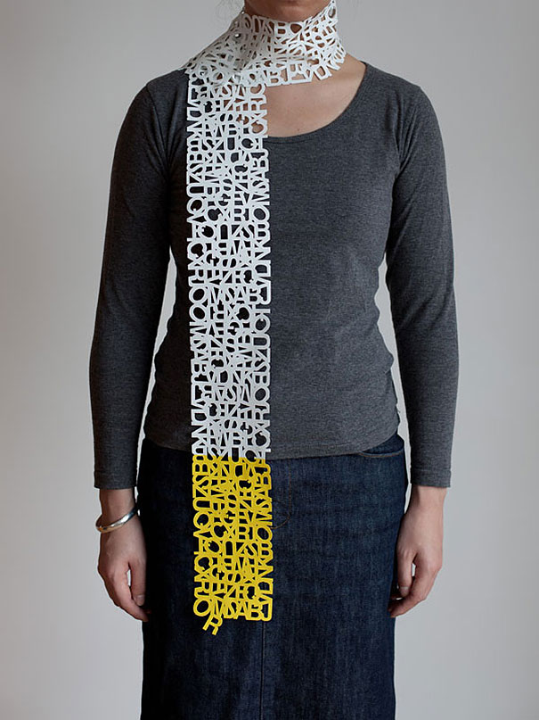 Helvetica Scarf