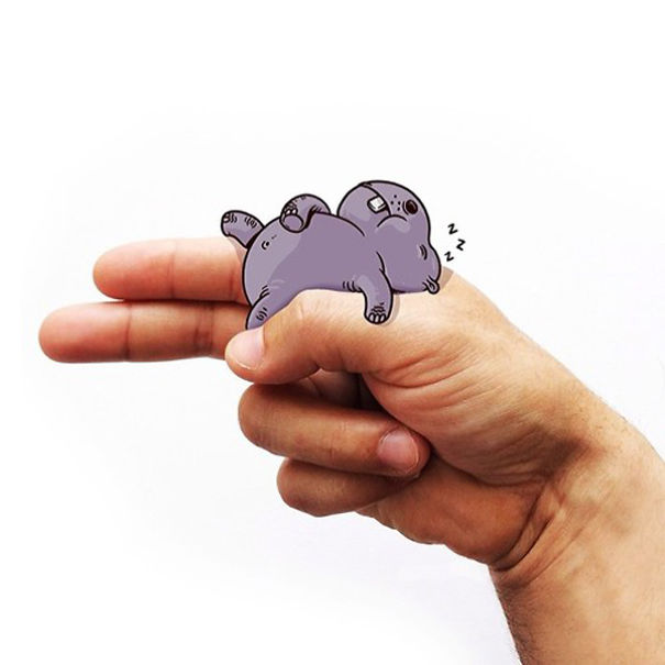 Cute Sign Language Illustrations By Alex Solis Cute Sign Language Illustrations By Alex Solis