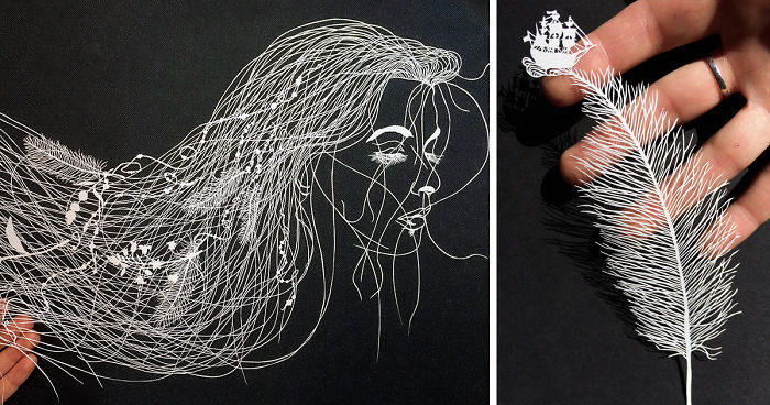 Incredibly Detailed Hand-Cut Paper Art By Maude White