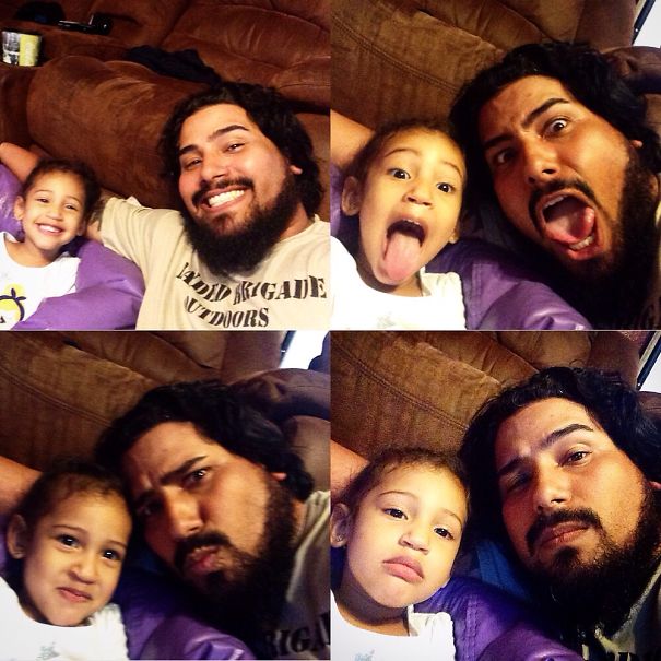 Dads Selfie Game Upgraded By Silly Daughter