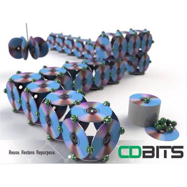 3d Print Cdbits And Turn Your Old Cds Into Lego.