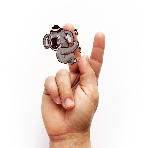 Cute Sign Language Illustrations By Alex Solis Cute Sign Language Illustrations By Alex Solis