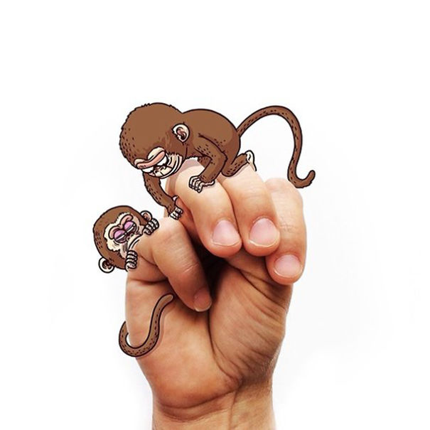 Cute Sign Language Illustrations By Alex Solis Cute Sign Language Illustrations By Alex Solis