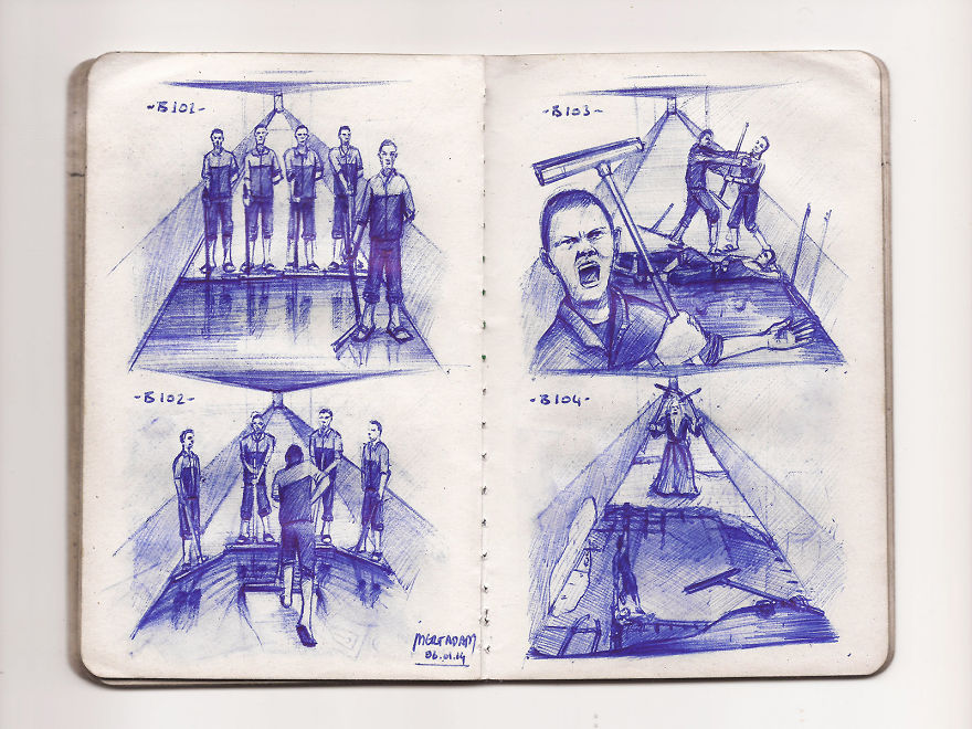 What If A Designer Went To Military Service With A Pocket-Size Notebook And A Ballpoint Pen