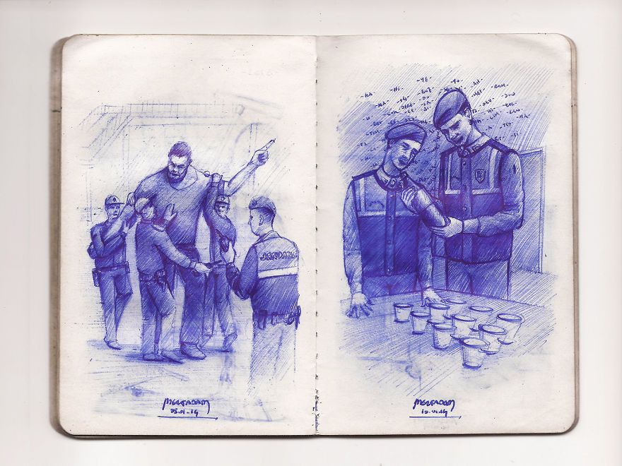 What If A Designer Went To Military Service With A Pocket-Size Notebook And A Ballpoint Pen