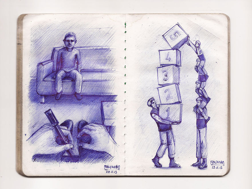 What If A Designer Went To Military Service With A Pocket-Size Notebook And A Ballpoint Pen