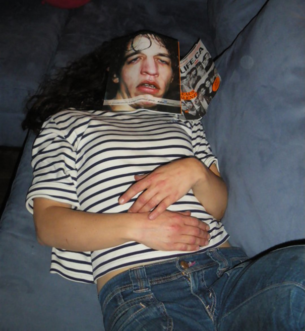 Fell Asleep While Reading A Magazine