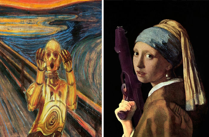20 Famous Paintings Reimagined With Star Wars Elements