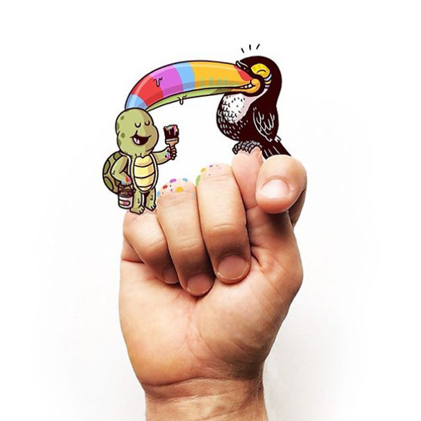 Cute Sign Language Illustrations By Alex Solis