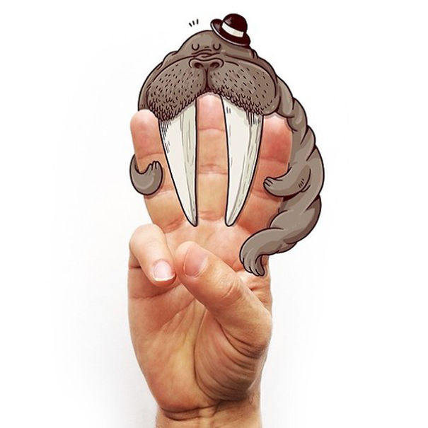 Cute Sign Language Illustrations By Alex Solis