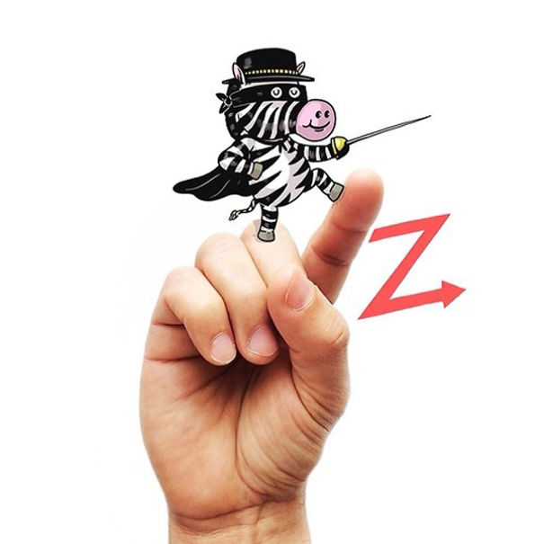 Cute Sign Language Illustrations By Alex Solis