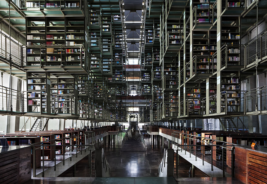 The Biblioteca Vasconcelos, Mexico