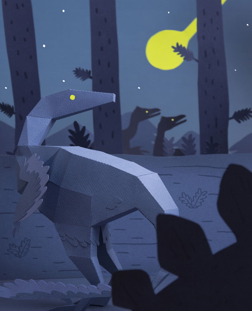 We Are A Couple Of Artists Who Create Lowpoly Animals From Paper