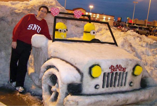 Valentines Jeep. Sculptor: Rex Henck